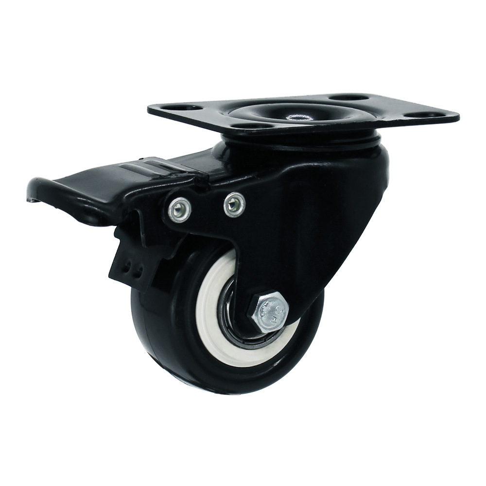 3-inch 2-inch 1.5-inch universal brake with fixed casters